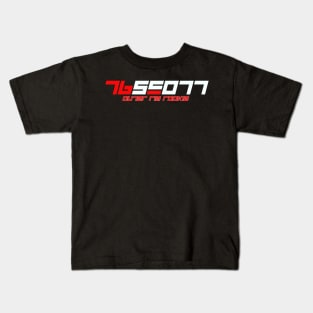 TB 55077 Logo (black T shirt) Kids T-Shirt